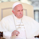 Pope Francis scowling.